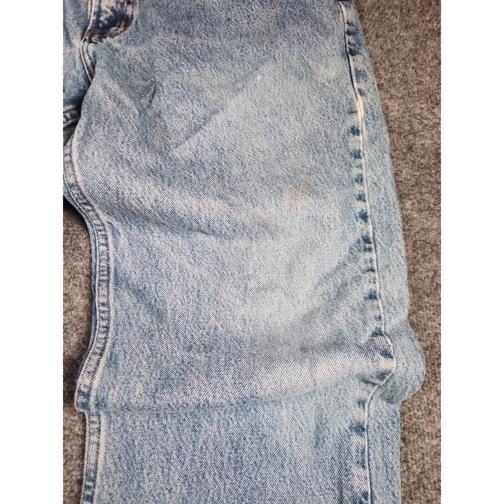 Harley Davidson Vintage Jeans 36x29 Light Wash Distressed USA Made MotorClothes